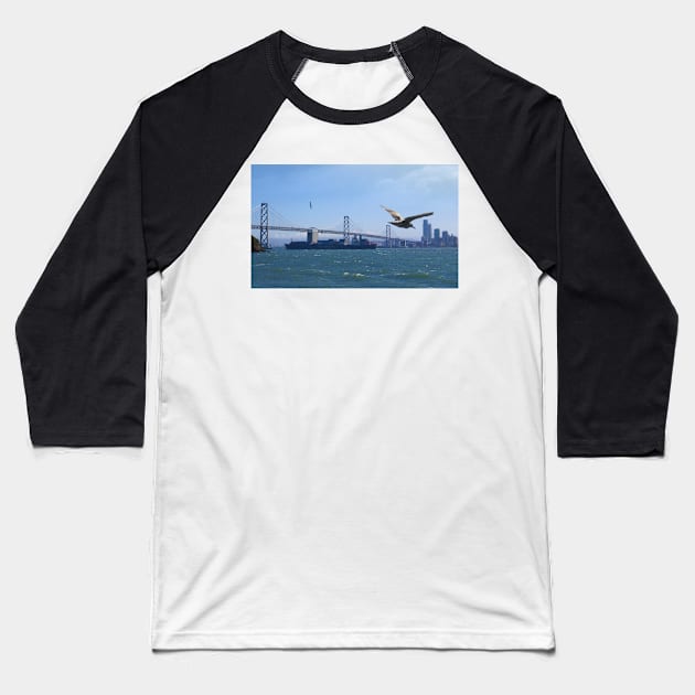 Horizon Lines Baseball T-Shirt by daviddenny